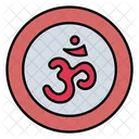 Om Religion Hindu Icon