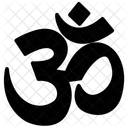 Om Om Symbol Hindu Symbol Icon