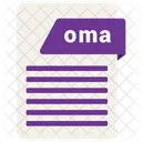 Oma Format Document Icon