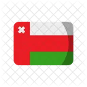 Oman-Flagge  Symbol