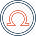 Omega Greek Math Icon
