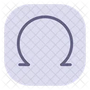 Omega-Quadrat  Symbol