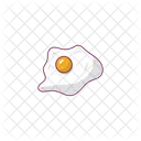 Omelette Egg Yolk Icon