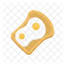 Bread Omelette Egg Icon