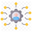 Omnichannel People Networking Icon