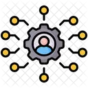 Omnichannel People Networking Icon