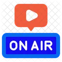 On Air Radio Broadcast Icon