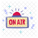 On Air Sign On Air Live Icon