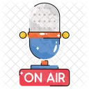 On Air Radio Broadcast Icon