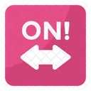 On Arrow Emoji Icon