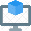 Cubo 3 D on-line  Ícone