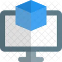 Cubo 3 D on-line  Ícone