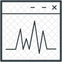 Online Grafico Pulsacao Ícone