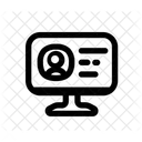 On Line Perfil On Line Negocios Icon