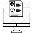 On Line Relatorio Odontologico Fatos Odontologicos Ícone