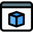 Modelo 3 D on-line  Ícone