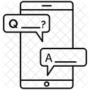 Perguntas On Line Resposta A Perguntas Atendimento Ao Cliente Ícone