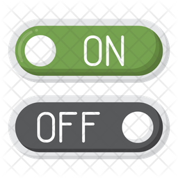 On Off Button Icon - Download in Flat Style