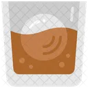 On The Rocks Whisky Glass Icon