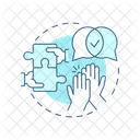 On the same page  Icon