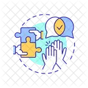 On the same page  Icon
