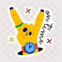 Punctual On Time Yo Sign Symbol