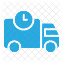 On Time Clock Vehicle Icon