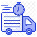 On Time Delivery Fast Icon