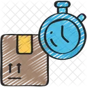 Timed Delivery Fast Sales Icon