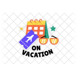 On vacation  Icon