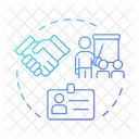 Human Resource Management Concepts Icon