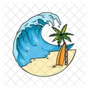 Onda Mar Agua Icon