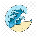 Onda Mar Agua Icon