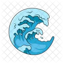 Onda Mar Agua Icon