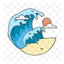 Onda Mar Agua Icon