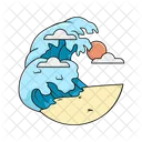 Onda Mar Agua Icon