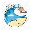 Onda Mar Agua Icon