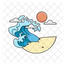 Onda Mar Agua Icon