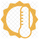 Onda De Calor Ensolarado Sufocante Ícone