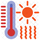 Mudancas Climaticas Altas Temperaturas Calor Ícone