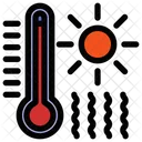 Mudancas Climaticas Altas Temperaturas Calor Ícone