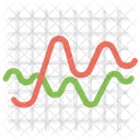 Onda Sinusoidal Sinusoide Curva Matematica Icono