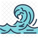 Olas Surf Inundaciones Icono