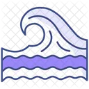 Olas Agua Mar Icono