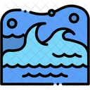 Olas Oceano Marea Icono