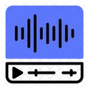 Ondas De Audio Ecualizador Onda De Sonido Icono