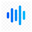 Onde Sonore Design Interface Utilisateur Icône