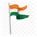 India Bandera Nacional Icono