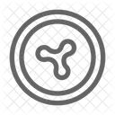 Ondulacao Criptomoeda Blockchain Icon