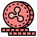 Ondulacao Criptomoeda Dinheiro Digital Icon